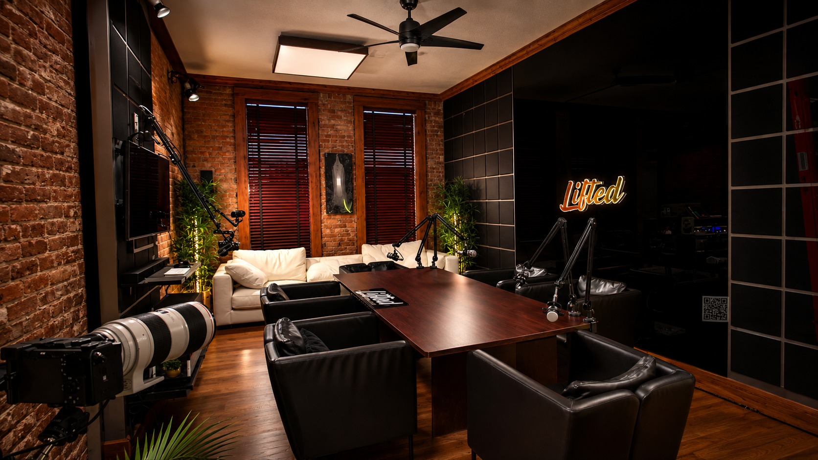 In the room at Lifted Studio